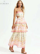 Lumina Vancouver Ghita maxi summer dress for wedding guests, flowing fabric and elegant design perfect for warm-weather events.