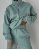 Pink Lumina Wear Grace casual oversized two-piece activewear set with streetwear edge, featuring relaxed fit and stylish design.