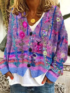 Hailey | Retro Faux Wool Cardigan - Lumina Vancouver