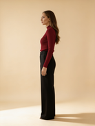 Lumina Wear Hailey minimalist turtleneck sweater in a sleek winter style