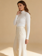 Lumina Wear Hailey minimalist turtleneck sweater in a sleek winter style