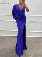 Pink Iliana one-shoulder gown by Lumina Vancouver, elegant wedding guest dress with a stylish asymmetric design.