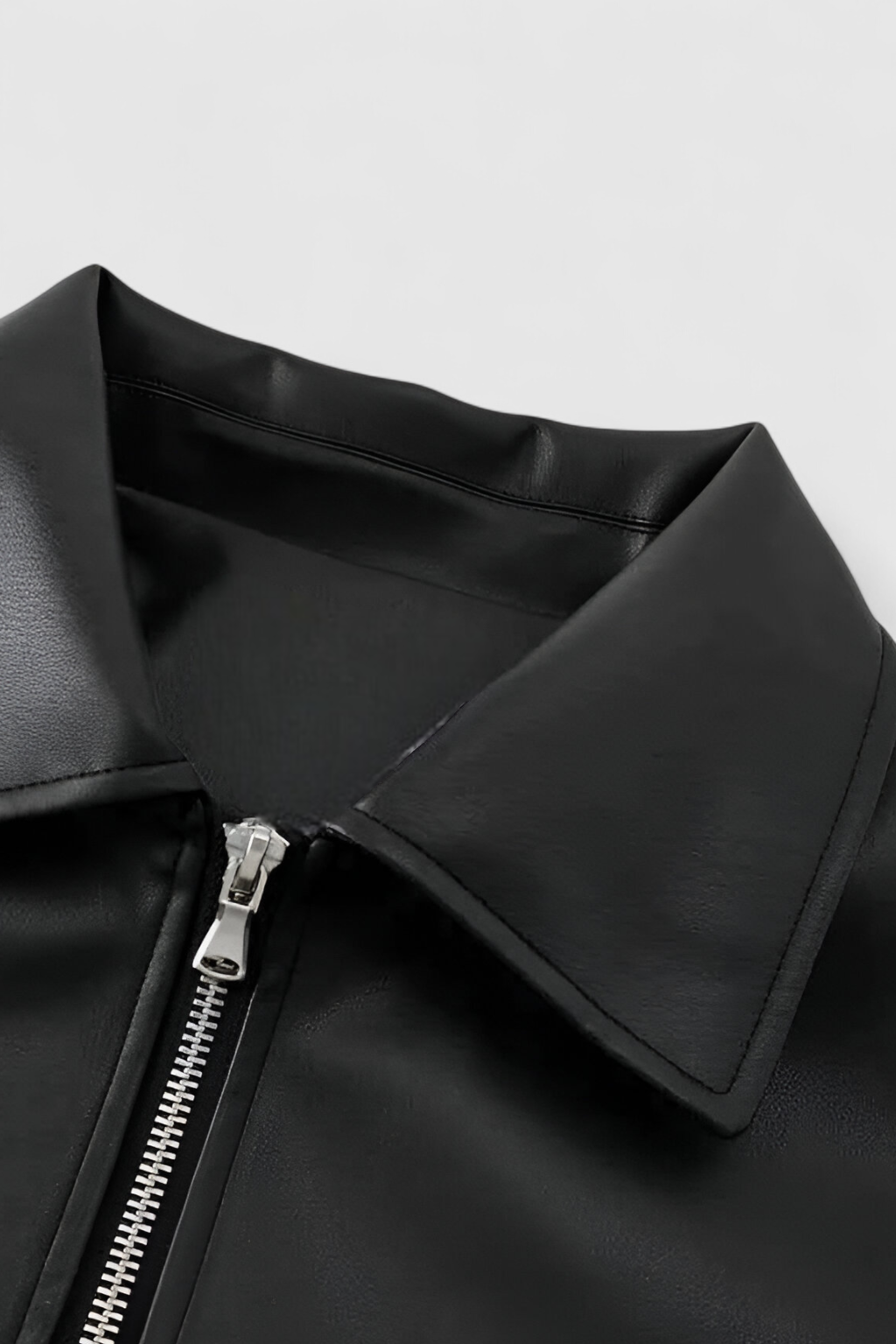 Black Isabella casual vintage coffee jacket by Lumina Wear, shown with a relaxed fit and trendy style, ideal for casual wear.
