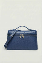Lumina Wear Isabella black crossbody bag with adjustable strap, stylish handbag for everyday use.