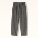 Isabella Lumina Wear brown corduroy pants with a flattering fit, featuring a stylish and comfortable design.