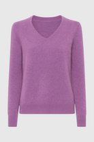 Dark purple Isabella sweater by Lumina Wear featuring a cozy, flattering fit, perfect for casual and stylish wear.