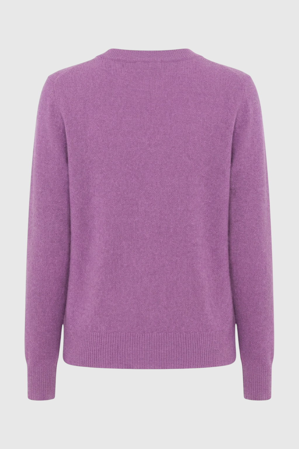Dark purple Lumina Wear Isabella cozy sweater with a flattering fit, featuring soft knit fabric and long sleeves.
