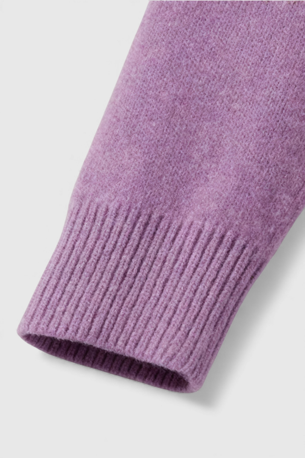 Dark purple Lumina Wear Isabella sweater with a cozy, flattering fit, featuring long sleeves and soft knit fabric.
