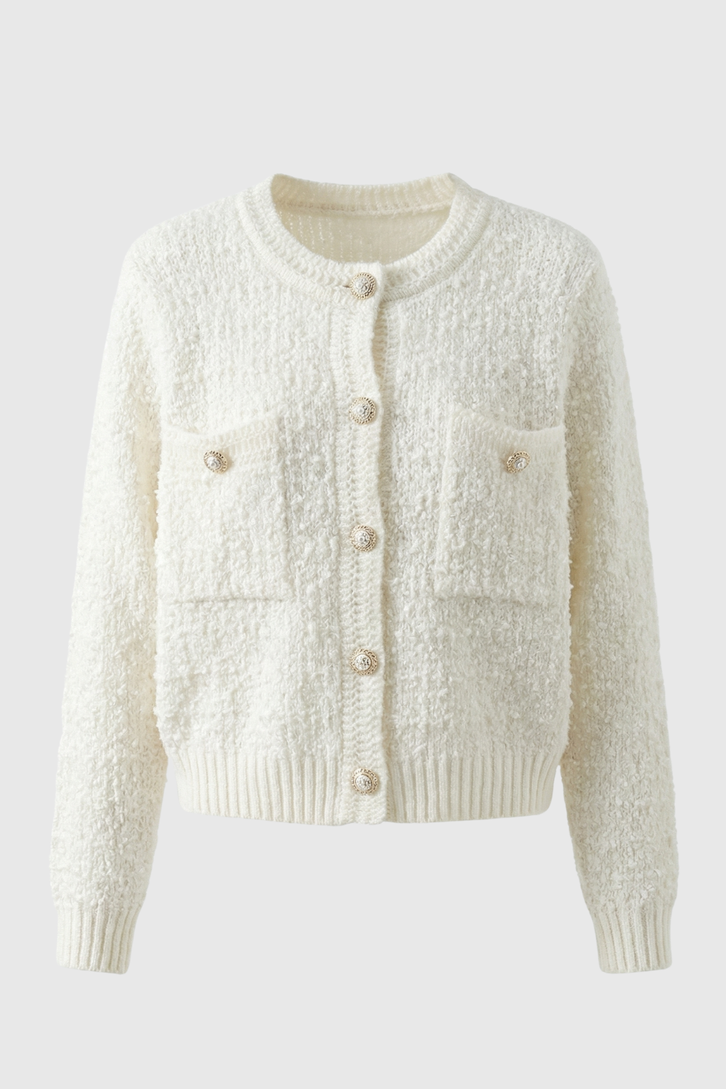 Lumina Wear Isabella cozy open-front cardigan with ribbed details, soft knit sweater for comfortable layering.