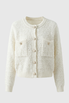 Lumina Wear Isabella cozy open-front cardigan with ribbed details, soft knit sweater for comfortable layering.