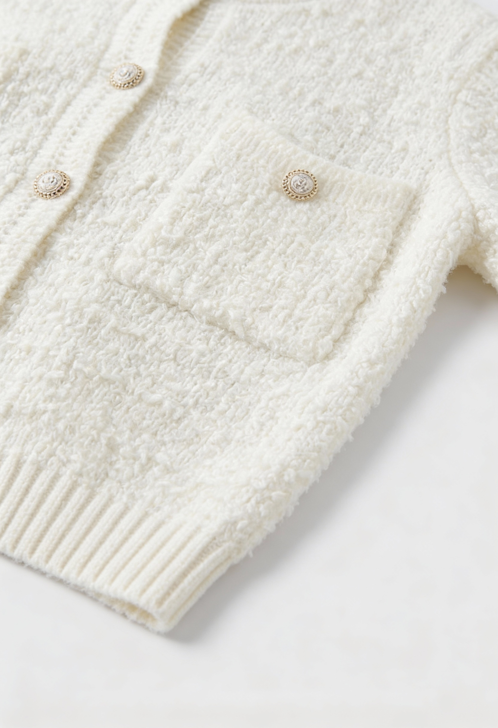 Lumina Wear Isabella cozy open-front cardigan with ribbed details, soft knit sweater perfect for casual layering.