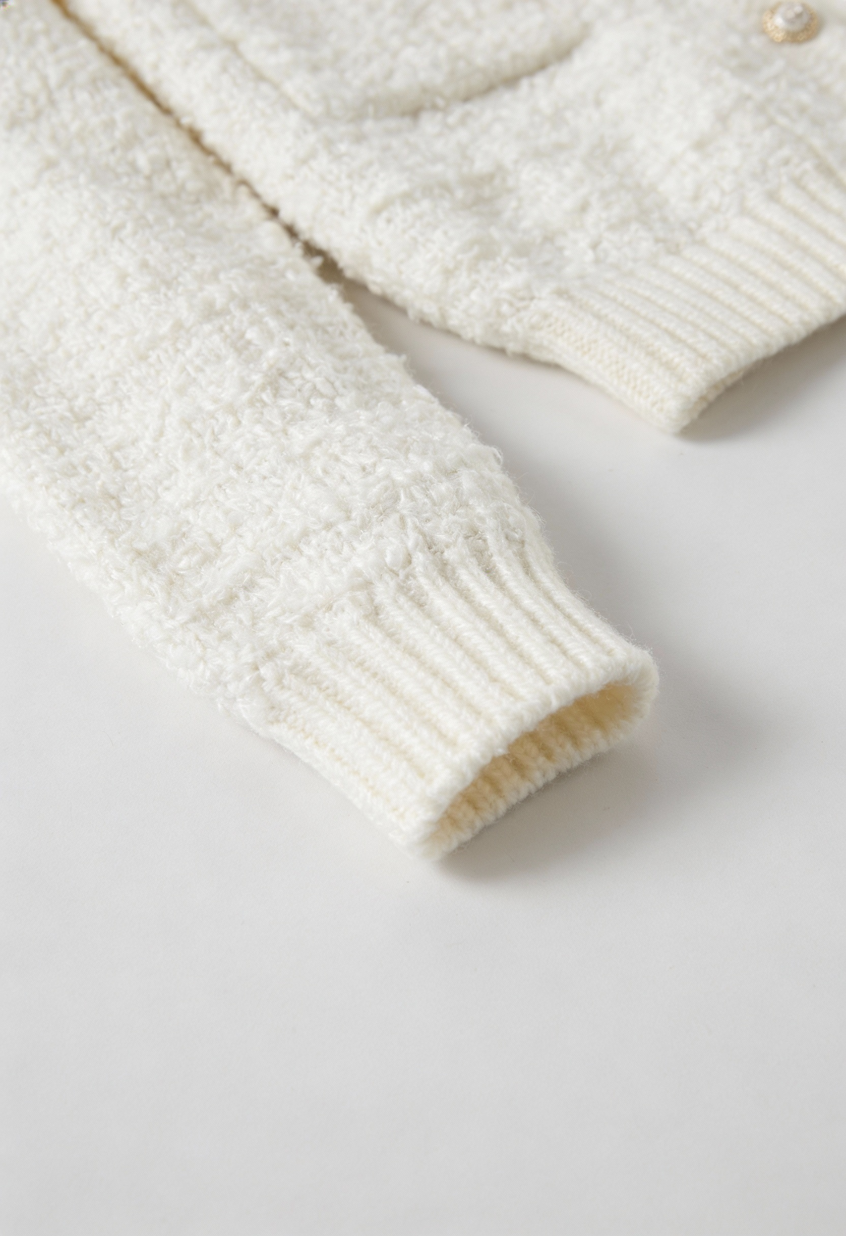 Lumina Wear Isabella cozy open-front cardigan with ribbed details, soft knit sweater perfect for layered casual style.