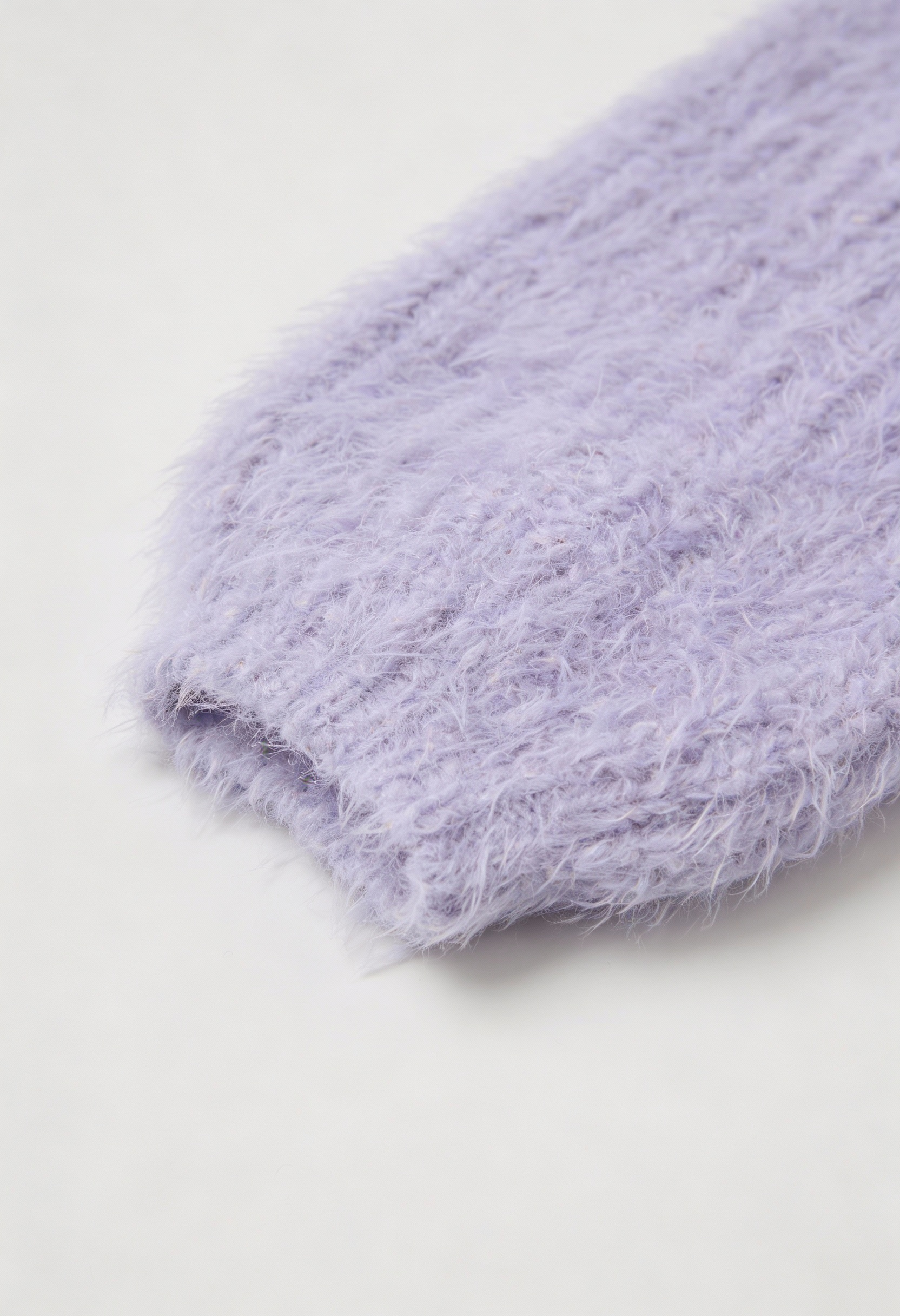 Isabella Lumina cozy purple knit cardigan with ribbed details, featuring long sleeves and a relaxed fit, perfect for casual wear.