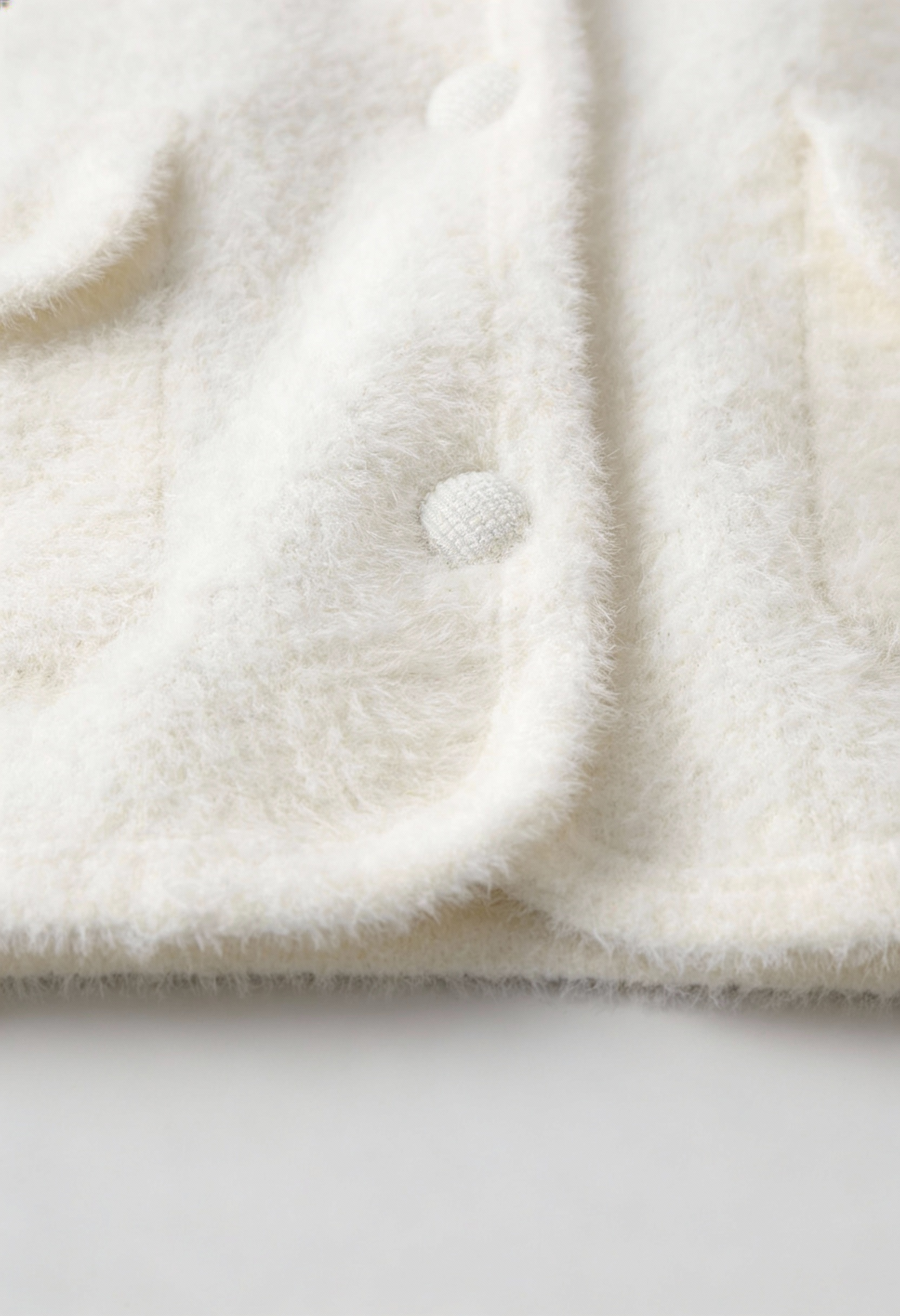 Lumina Wear Isabella cozy white open-front cardigan sweater with relaxed fit, soft knit, perfect for casual wear.