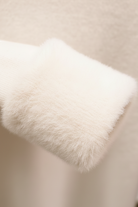 Elegant apricot turtleneck sweater with slim fit from Lumina Wear, showcasing a cozy and stylish sweater design.