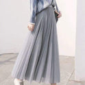 Elegant black tulle skirt by Lumina Wear featuring a flattering fit, perfect for stylish women’s fashion.