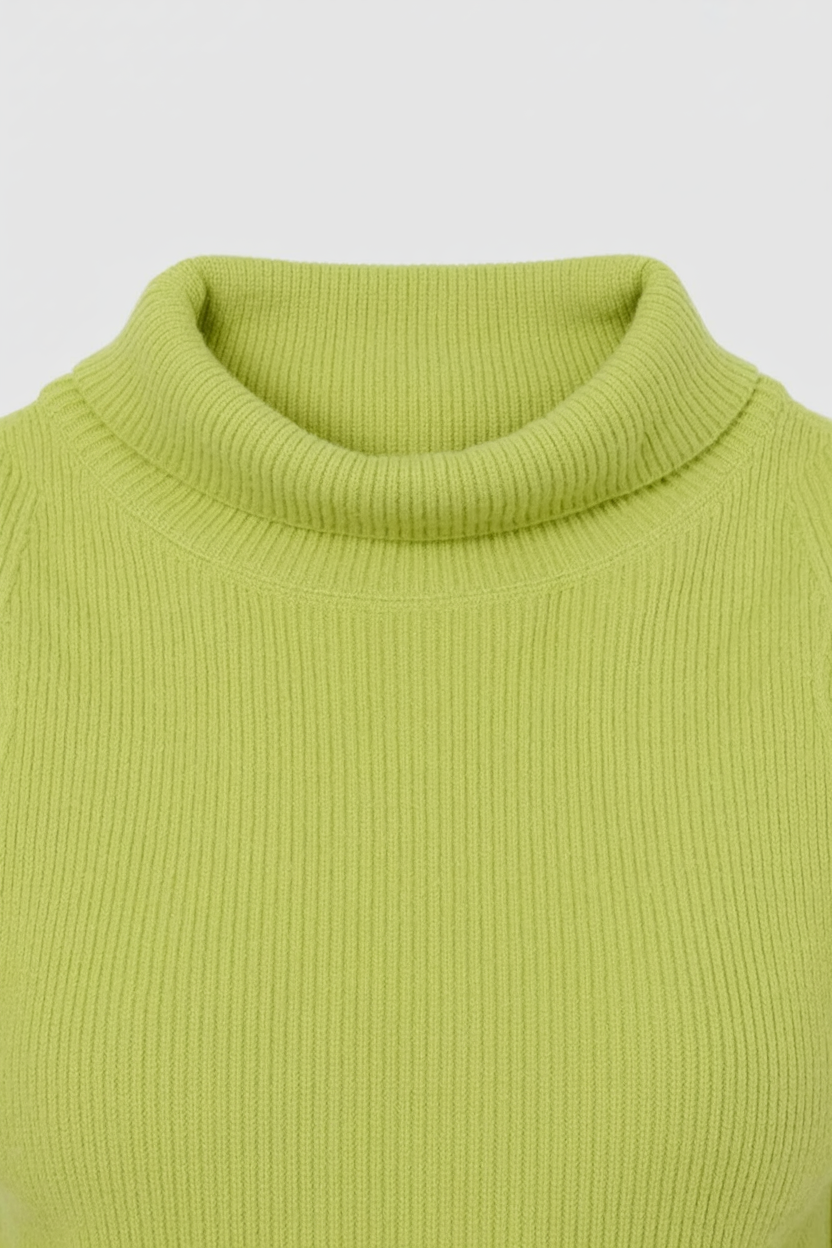 Elegant green knit skirt and top set by Lumina Wear, featuring a flattering fit, perfect for stylish two-piece dress outfits.