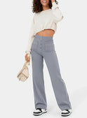 Green high-waisted trousers from Lumina Wear's Isabella collection, featuring a flattering fit and elegant style for women.