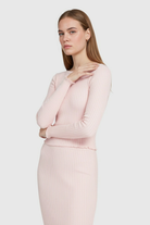 Elegant pink maxi skirt set by Lumina Wear featuring a sophisticated fit, perfect for stylish occasions.