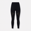 Black Isabella Sculpting Compression Leggings by Lumina Wear for women, designed for an active lifestyle.