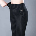 Lumina Wear Isabella high waist black leggings with faux pockets, slim fit and sleek design for comfortable activewear.