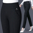 Black high waist leggings with faux pockets from Lumina Wear, featuring a sleek design and comfortable fit.