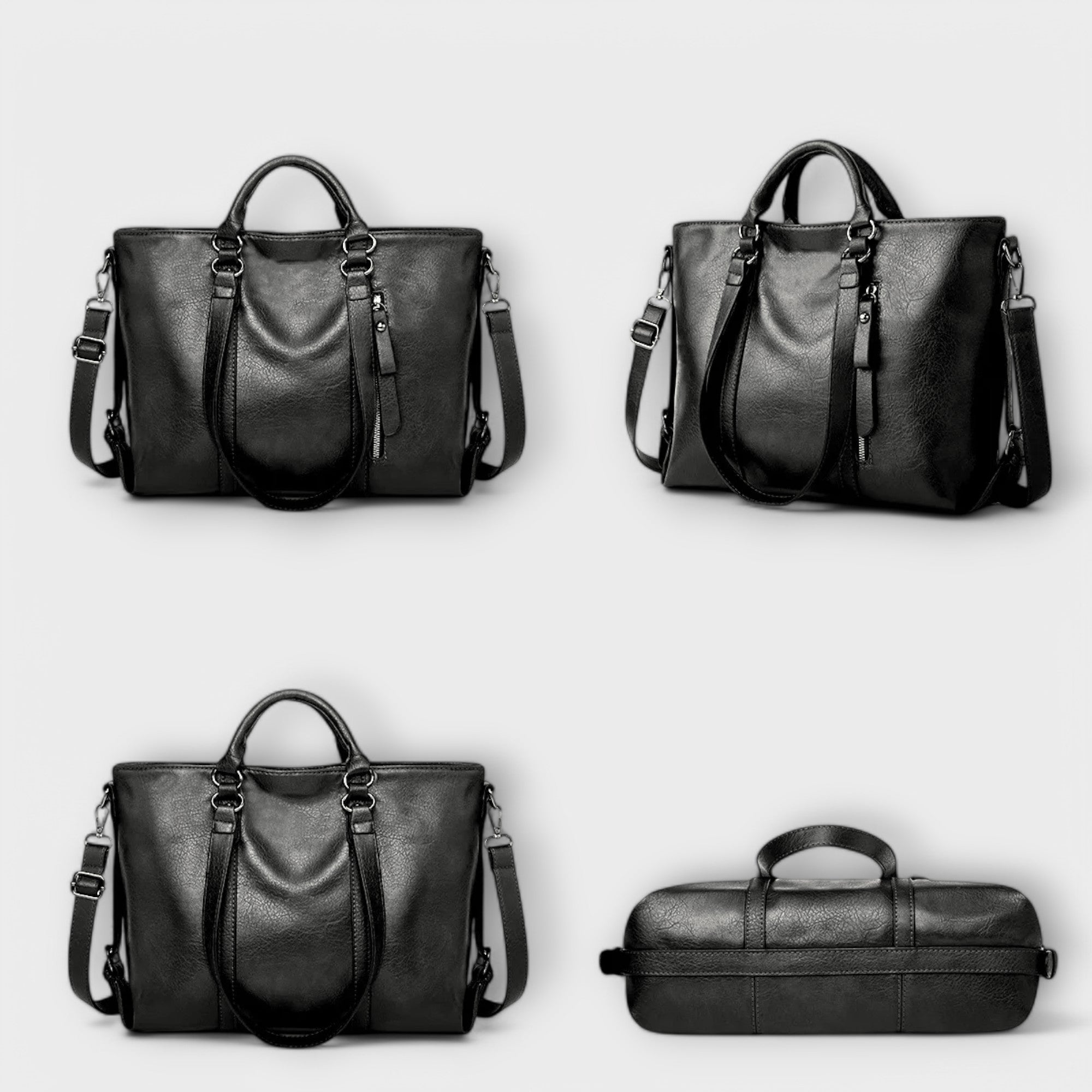 Brown Lumina Wear Isabella tote bag with spacious design, soft material, and sturdy handles, measuring 40cm x 11cm x 30cm.