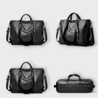 Brown Lumina Wear Isabella tote bag with spacious design, soft material, and sturdy handles, measuring 40cm x 11cm x 30cm.