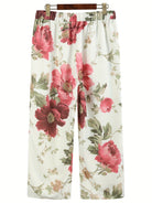 Bright pink Isabella Lumina Wear cropped trousers with a flattering fit, showcasing vibrant color and stylish design.