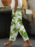 Isabella Lumina Wear vibrant cropped trousers with flattering fit in rose color, stylish pants for casual or chic outfits.