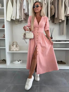 Julie -  Denim Dress - Lumina Vancouver
