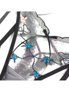 Lumina Vancouver Juliette's Lingerie Set featuring a delicate bra and matching panties in soft lace with floral details.