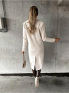 Kate™ | Woolen Coat Long Fit Women - Lumina Vancouver