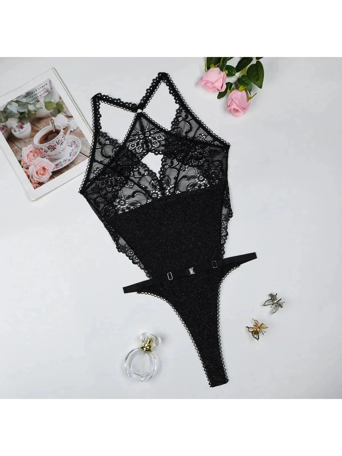Kristina's Bodysuit by Lumina Vancouver in black, form-fitting with long sleeves and a sleek, seamless design.