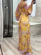 Lumina Vancouver Kristine elegant V-neck dress for wedding guests, featuring a stylish silhouette and sophisticated design.