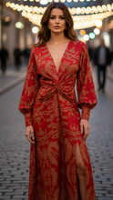 Blue Lara elegant dress by Lumina Wear, featuring a stylish design perfect for formal occasions.