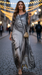 Yellow Laura chiffon dress by Lumina Wear, featuring a flowing design perfect for elegant occasions.