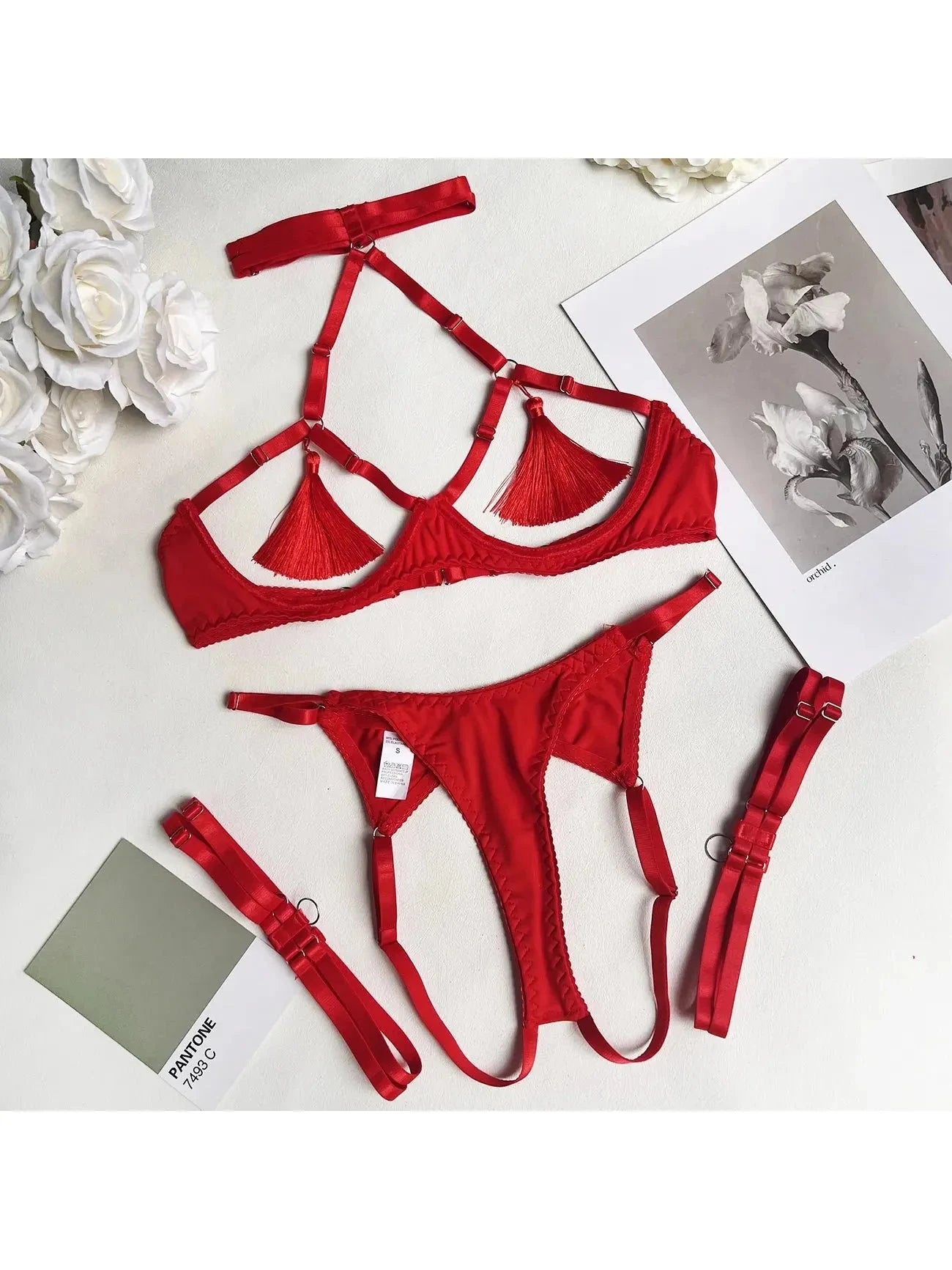 Layla | Tassle Lingerie Set