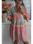 Tuulikki spring dress by Lumina Vancouver featuring a floral pattern, lightweight fabric, and a feminine silhouette for warm weather.