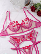 Livia's Lingerie Set by Lumina Vancouver featuring a matching bra and panty in soft lace fabric.