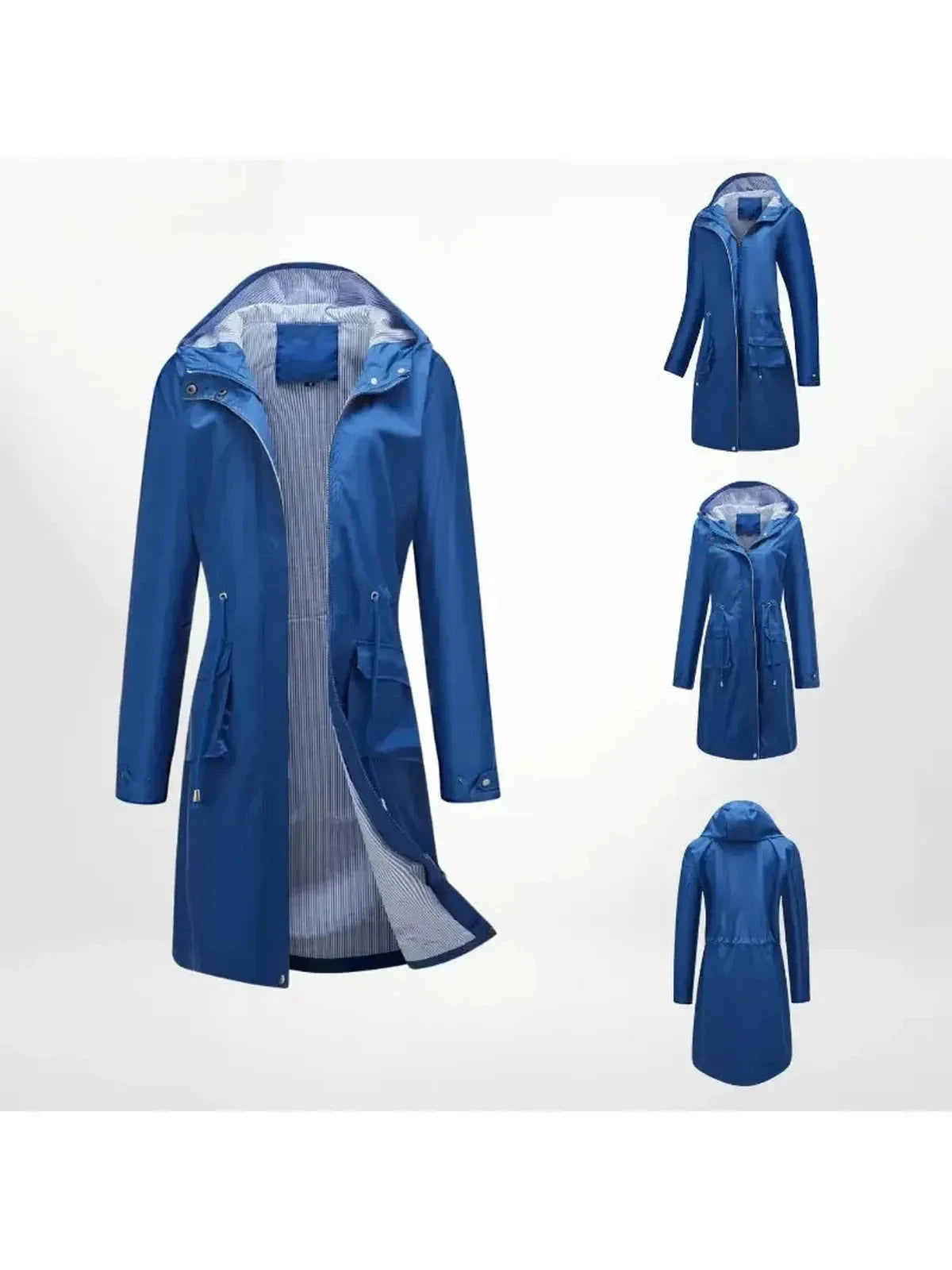 Lizaya | Elegant Trenchcoat Drawstrings