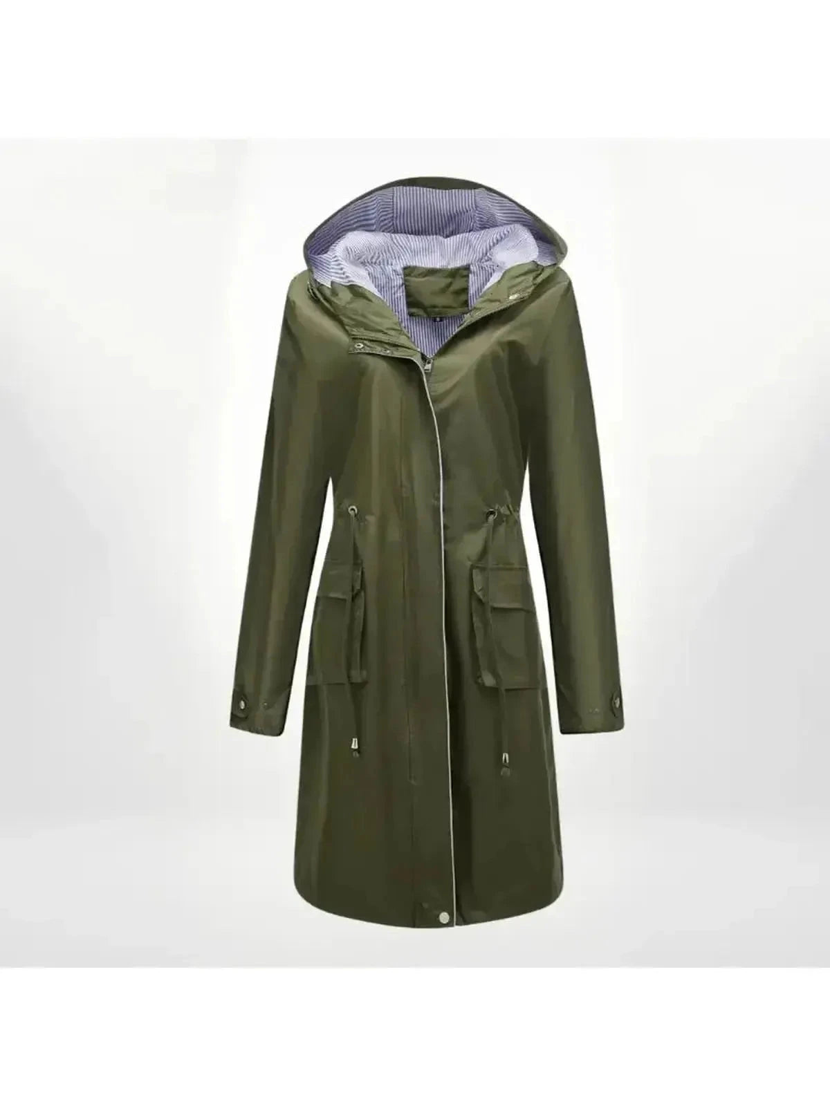 Lizaya | Elegant Trenchcoat Drawstrings