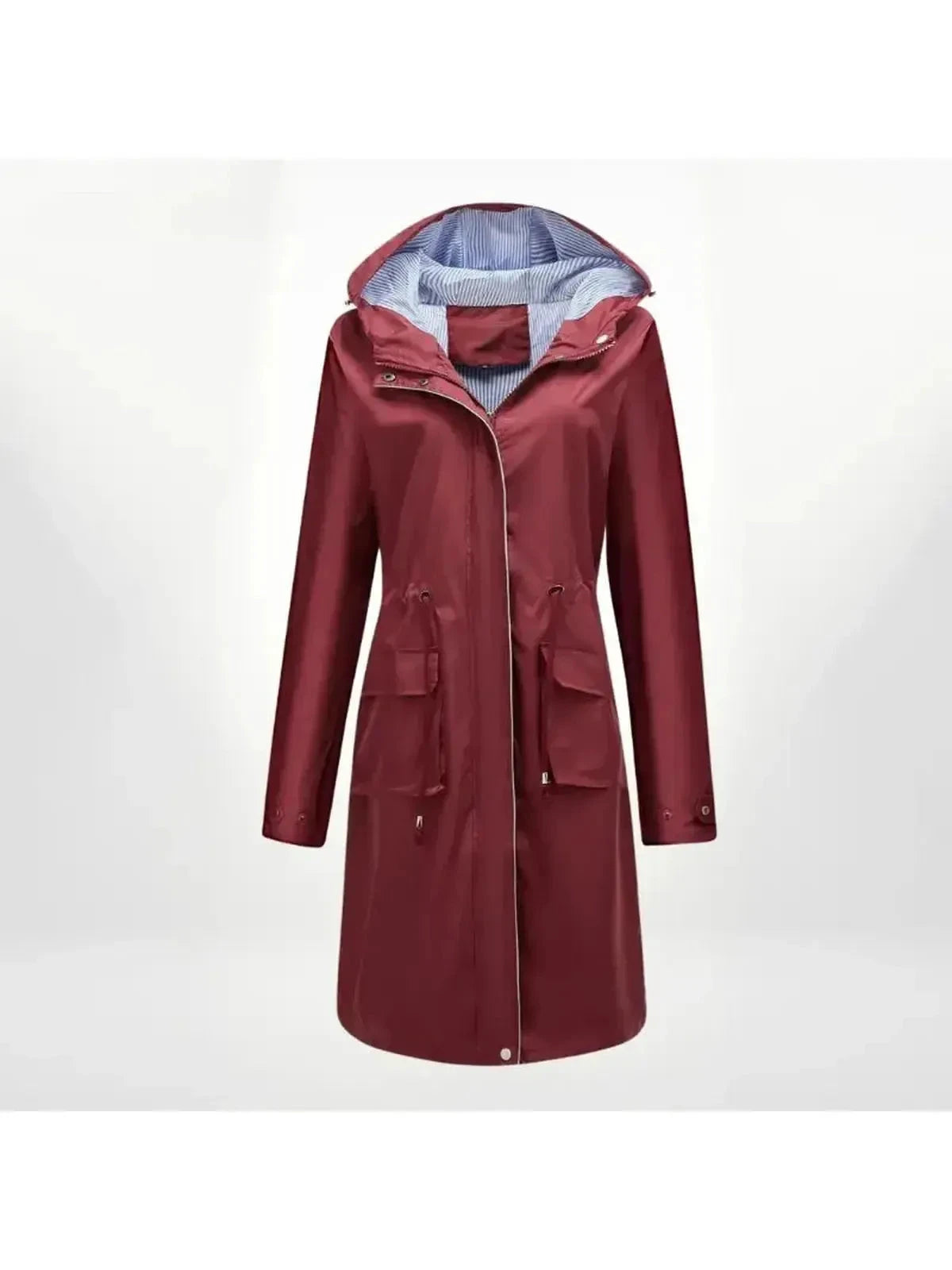 Lizaya | Elegant Trenchcoat Drawstrings