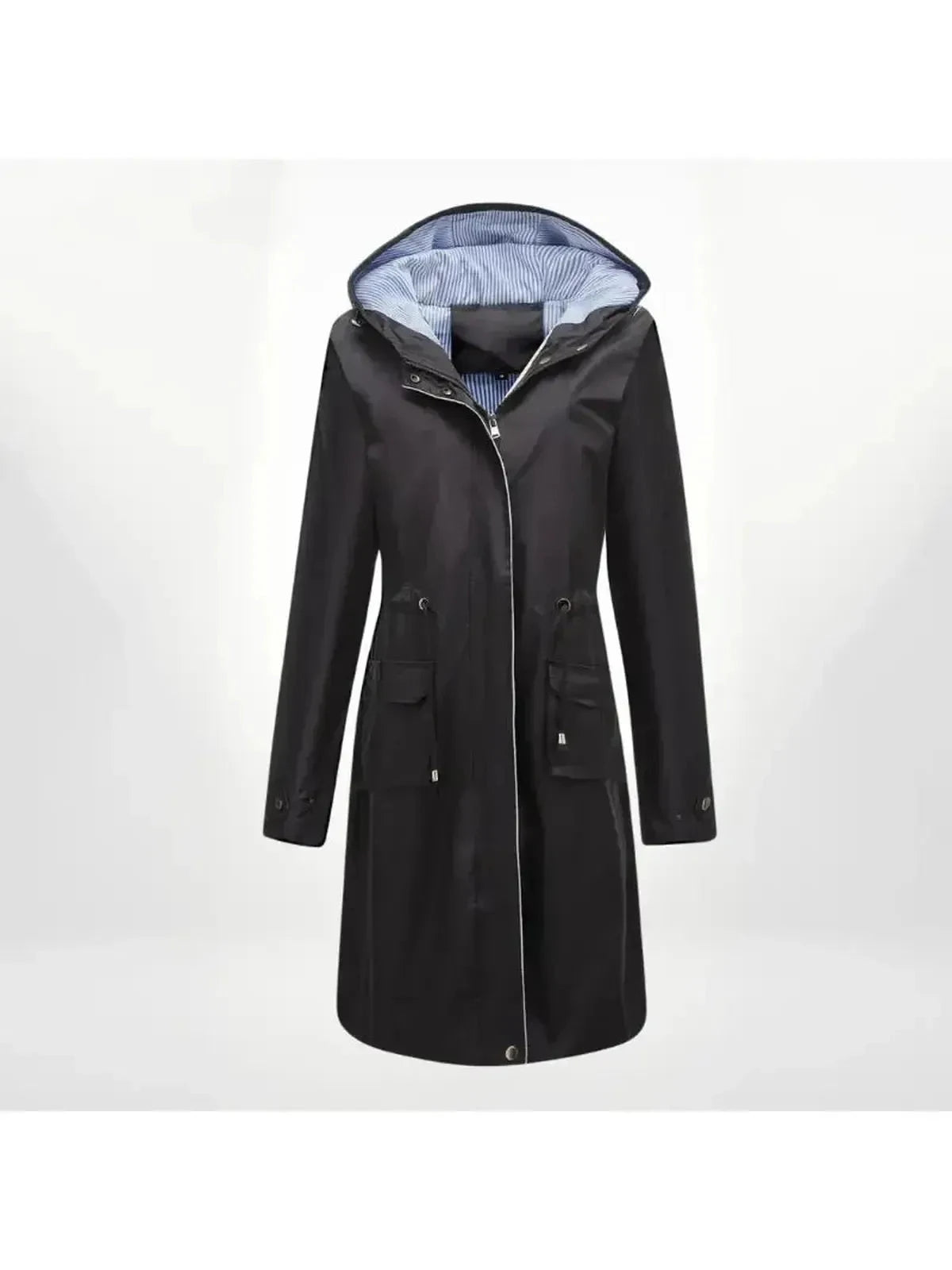 Lizaya | Elegant Trenchcoat Drawstrings