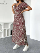 Lucia - The Elegant Floral Knit Dress - Lumina Vancouver