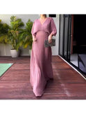 Blue Lucy wedding guest dress by Lumina Wear, showcasing elegant design and fitted silhouette perfect for special occasions.