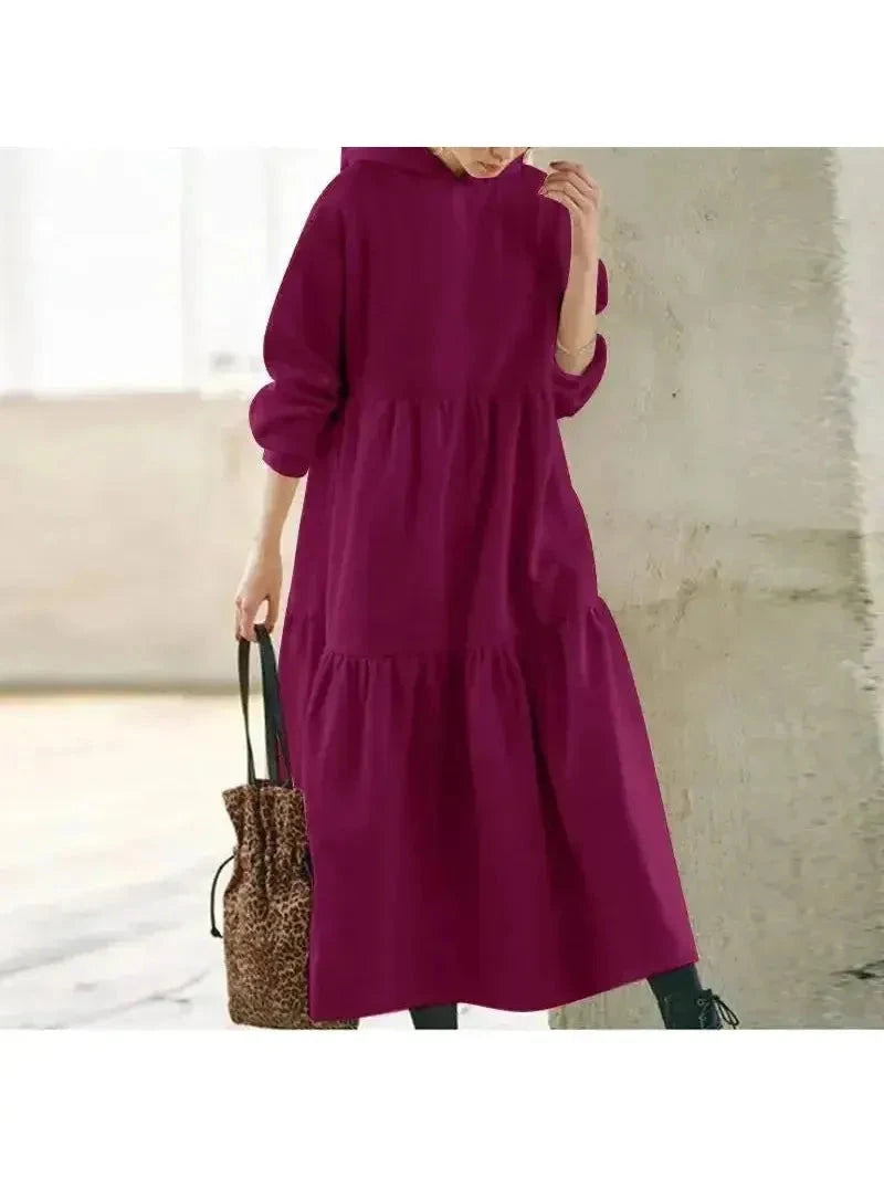 Isabella | Long Sleeved Hoodie Dress
