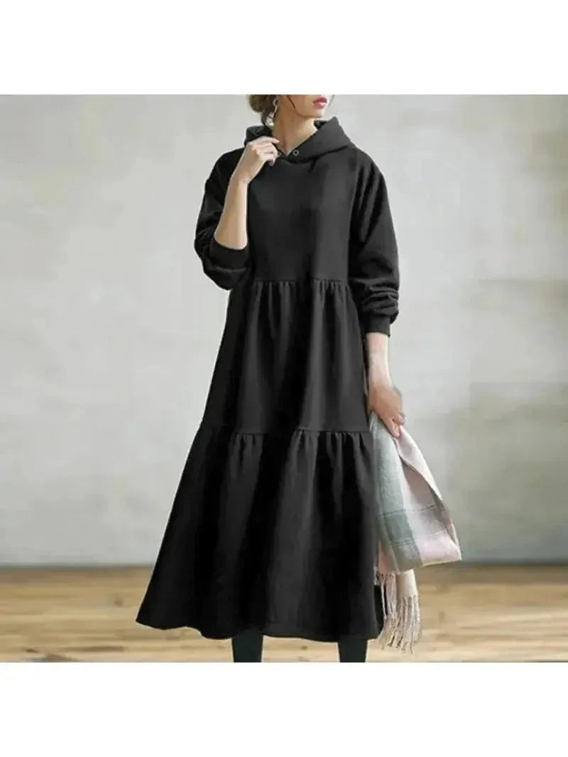 Isabella | Long Sleeved Hoodie Dress