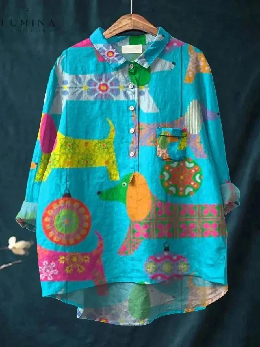 Ula | Cat Art Tee - Lumina Vancouver