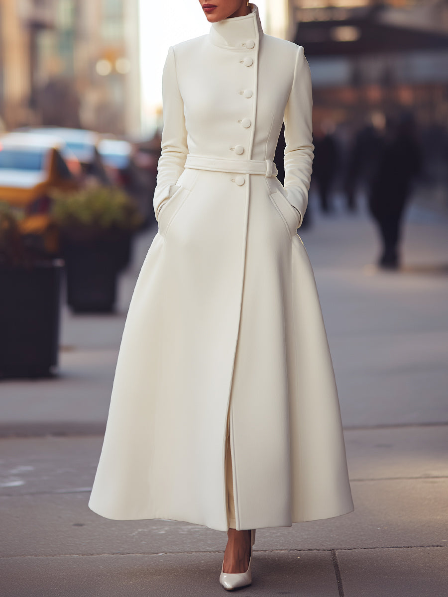 Regina | Military-Inspired Wool Coat - Lumina Vancouver - Lumina Vancouver